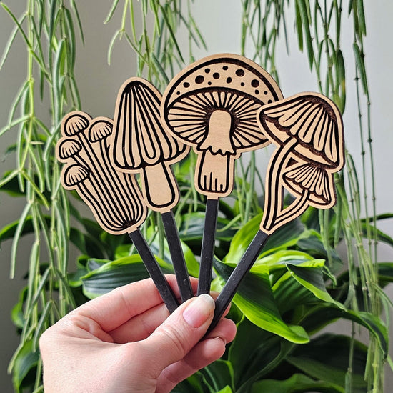 Mushroom Decor - Indoor Plant Accessories (4 Styles)