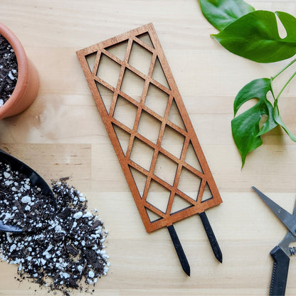 wood trellis lattice Lattice Indoor Houseplant Trellis (Wood)