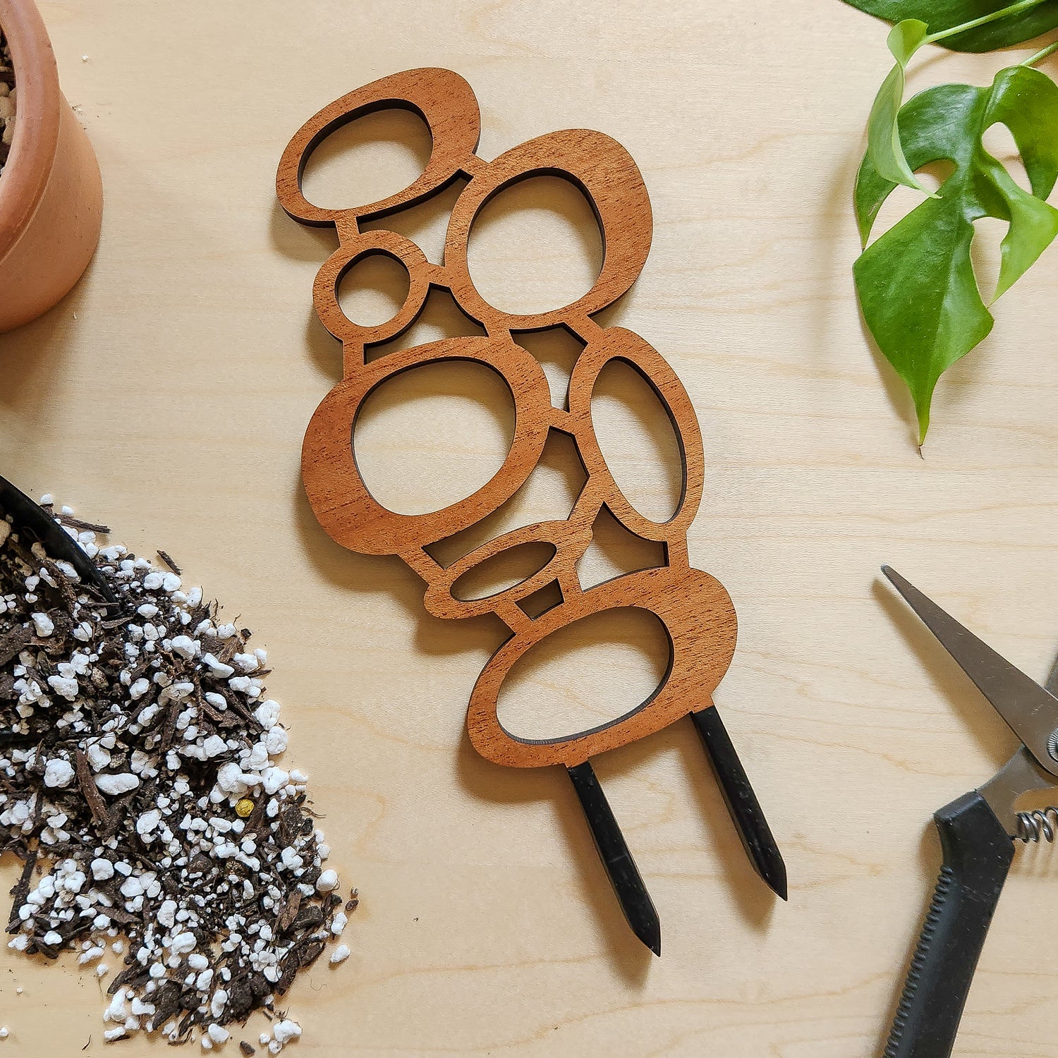 indoor plant scissors Indoor Plant Trellis – Mid Century Modern Design – Plant Décor & Gifts – Leaf & Node
