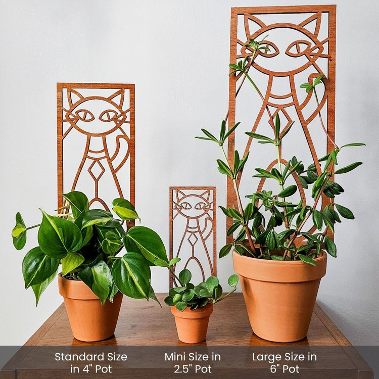indoor vine plant stands Indoor Plant Trellis – Mid Century Modern Design – Plant Gifts & Decor – Leaf & Node