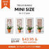Bundle discount on set of indoor plant trellises for 2-3 inch indoor planters for houseplants.