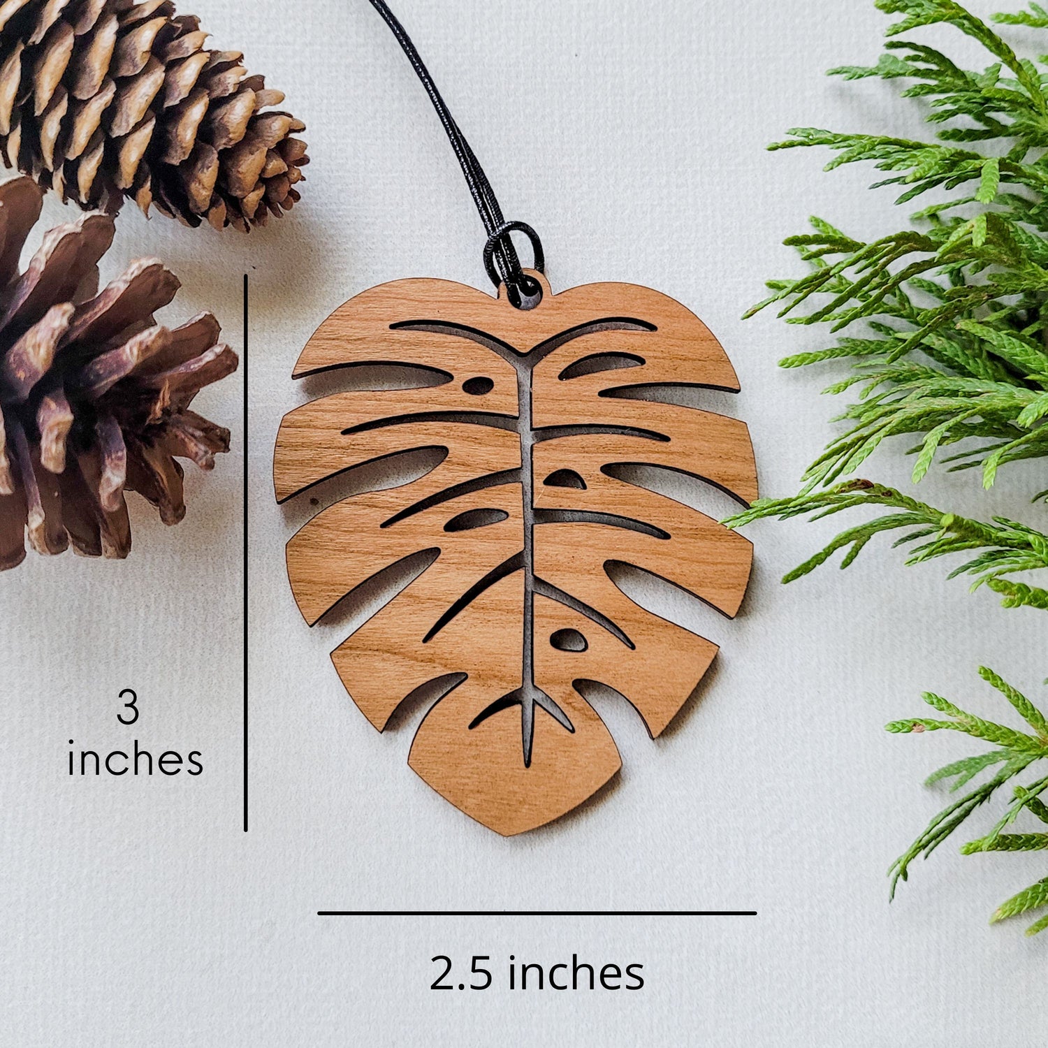 house plant gift ideas Monstera Leaf Plant Ornament
