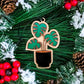 Monstera Leaf Christmas Ornament - Houseplant Gift for Plant Lovers.