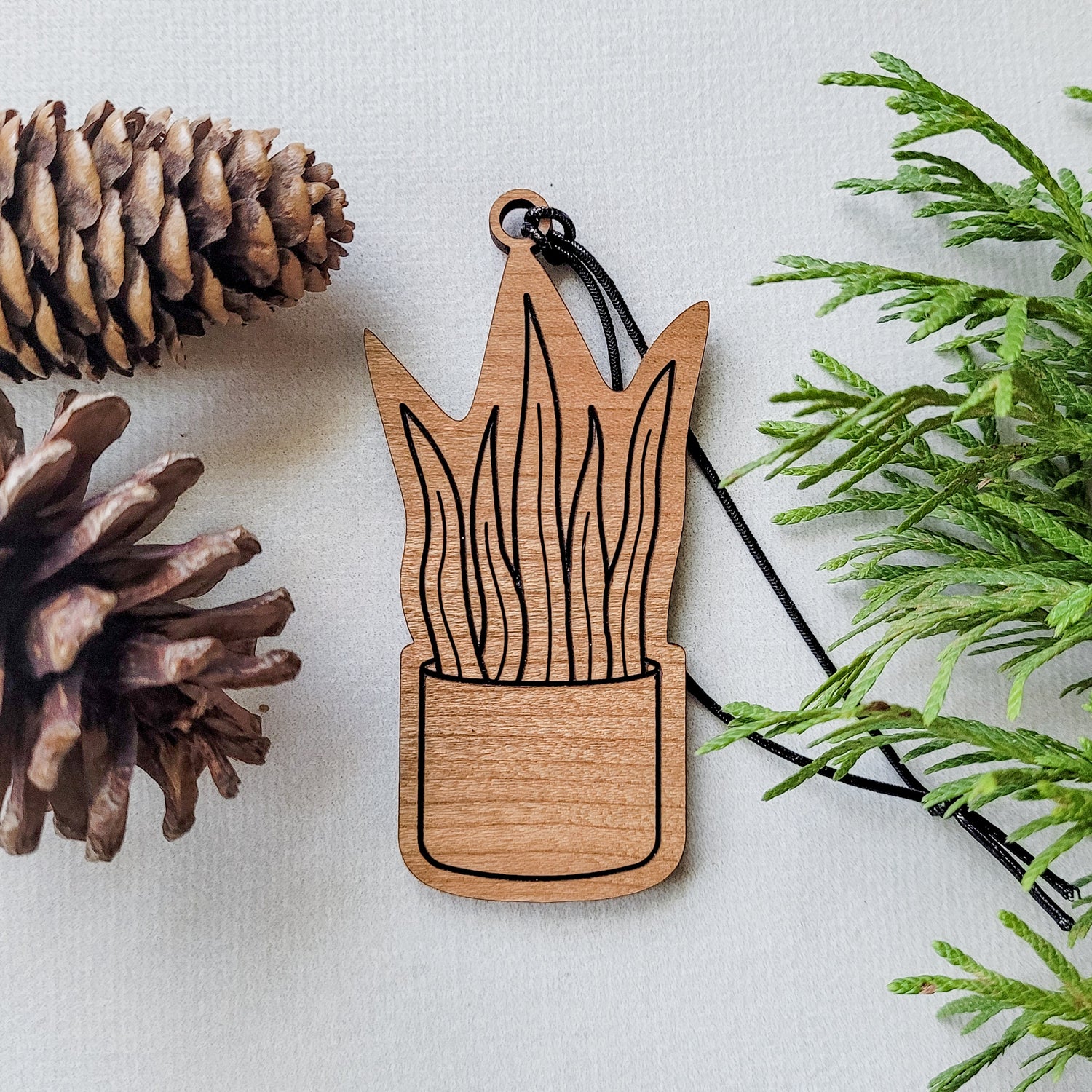 christmas snake plant Snake Plant Ornament - Gifts for Plant Lovers